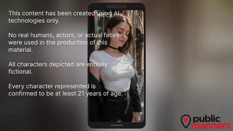 This businesswoman will let anyone cum on her for money.[AI]