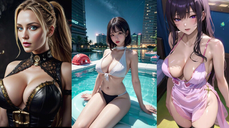 AI Girls Compilation