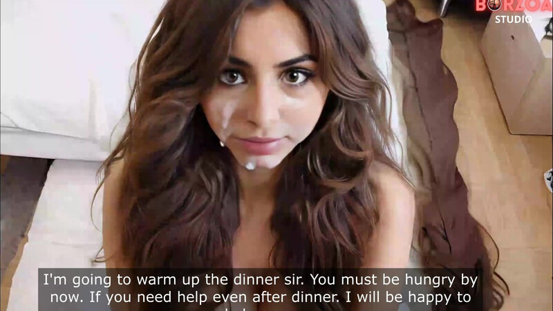 Amateur Latina maid gives big dick handjob with suprise (AI-3D-ASMR)