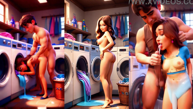Ai generated laundry room sex
