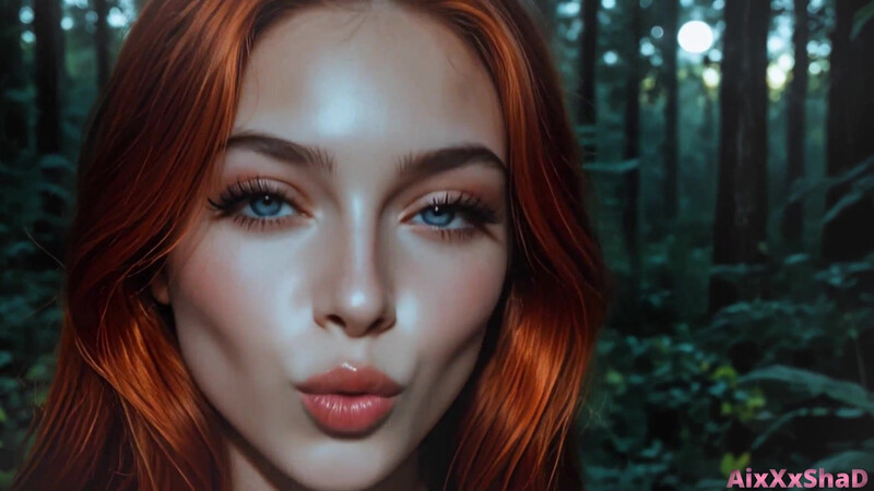 Beautiful Redhead Slut Sucks My Cock And Fucks In The Forest [AI Generated]