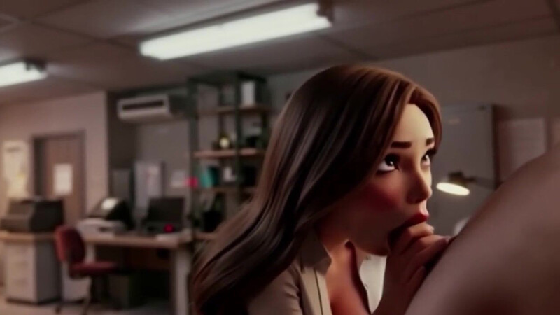 Copy Room Slut - Horny office girl gets fucked in the copy room (AI Generated)
