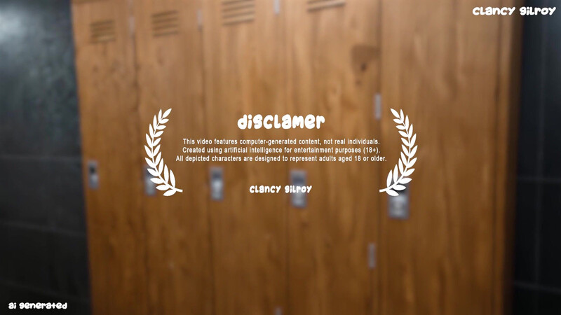 Skinny 18 year old small tits Vicky enjoying her first time in the sauna [Ai Generated]