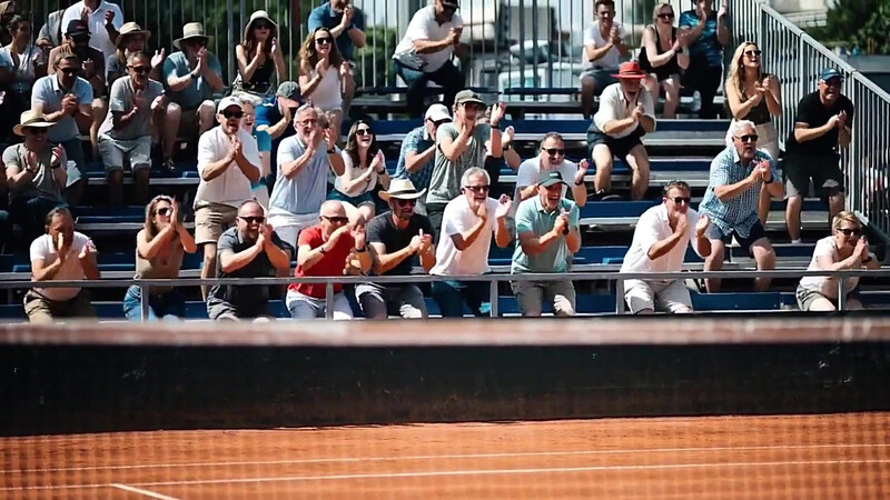 TOPLESS NUDE TENNIS MATCH - (Nude in Public AI Entertainment)