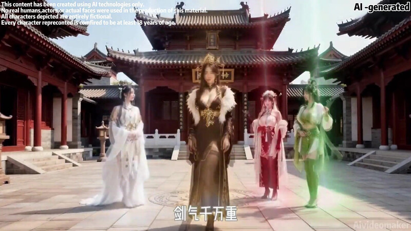 [AI-generated] The Peerless Immortal Sect - The Lewd Lives of the Four Fairies (Four bitchs)