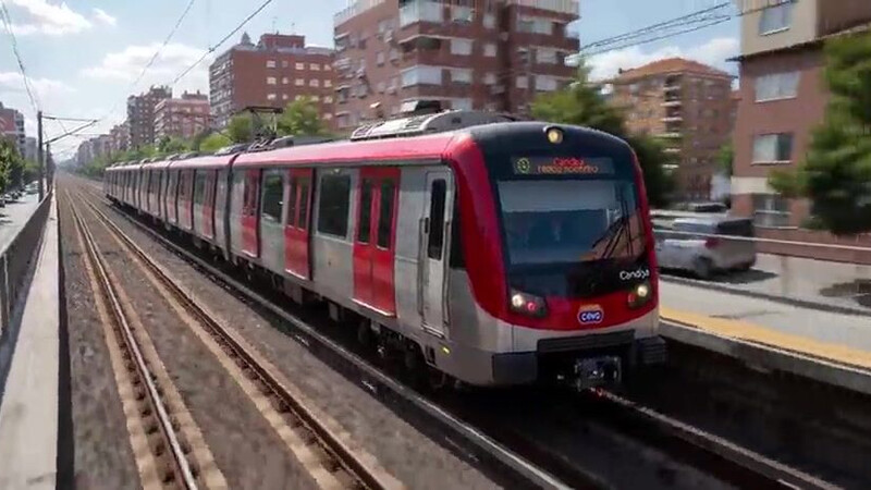 I met a beautiful Spanish woman on the train and she was showing her breasts in public and invited me to have sex (AI-generated video).
