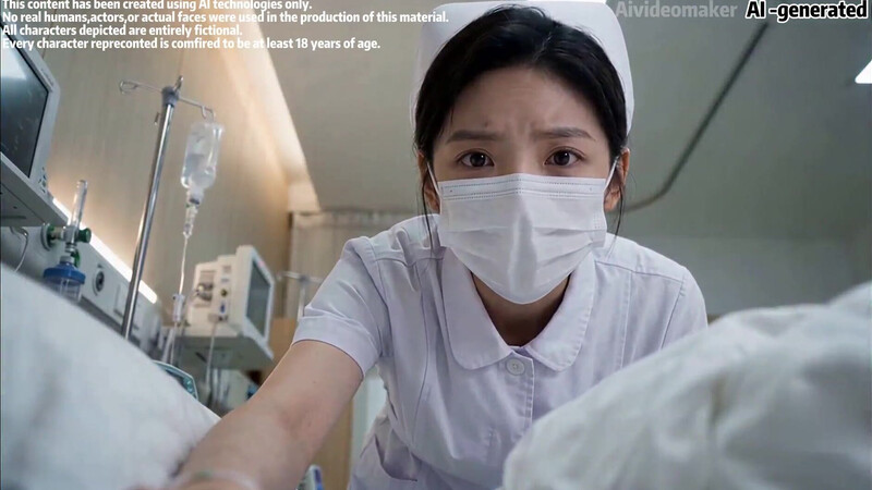 [AI-generated] The nurse Wenwan's ejaculation treatment