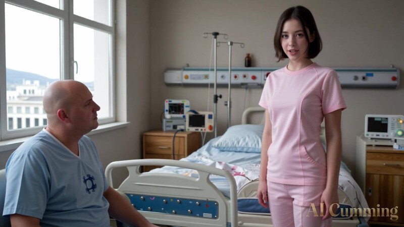 Nurse gets turned on by a patient and they Fucks in the Hospital (AI Generated)