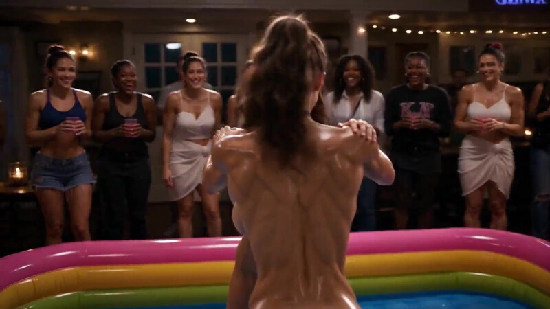 Sorority Hazing Party - Public Nudity - Oil Wrestling - Lesbian Sex (AI Generated) - Female Edition