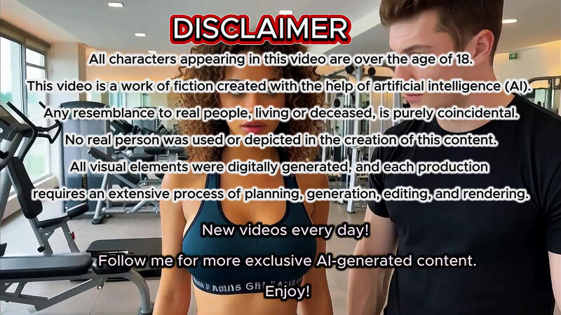I fucked the gym instructor in the shower and filled her pussy with cum [AI-generated]