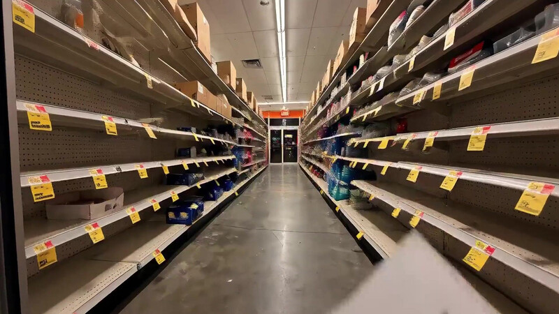 Intense fucking with a sexy young woman in the supermarket [AI-generated]